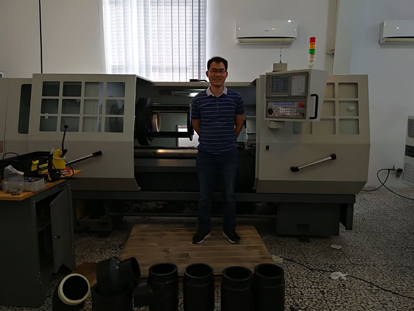 Machine running at Iran customer factory